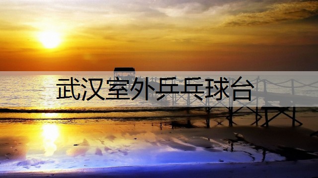 武汉室外乒乓球台
