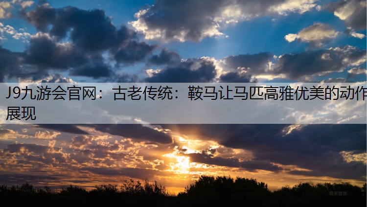 古老传统：鞍马让马匹高雅优美的动作展现