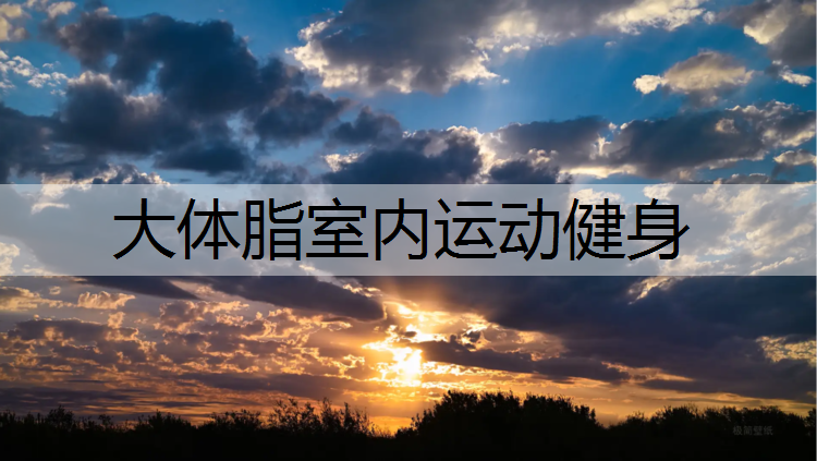 大体脂室内运动健身